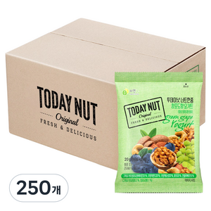 투데이넛 너트한줌 청포도요거트 견과 선물세트 1kg, 20g, 250개