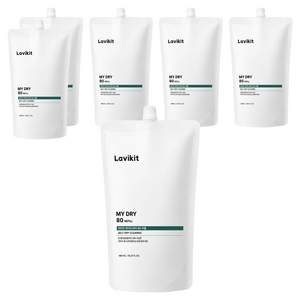 라비킷 마이드라이80 홈드라이세제 리필, 6개, 480ml