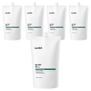 라비킷 마이드라이80 셀프드라이클리닝 세탁 전용세제 리필, 5개, 480ml
