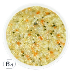 짱죽 실온이유식 9개월부터 중기 죽2, 혼합맛(연어/브로콜리), 160g, 6개