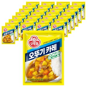 오뚜기 카레 순한맛, 100g, 40개