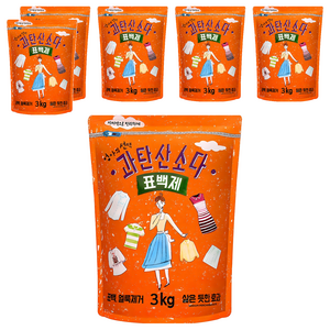 엄마의선택 과탄산소다 표백제, 3kg, 6개