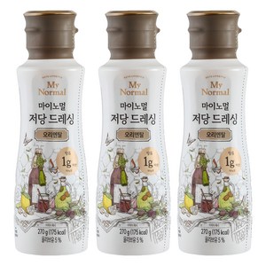 마이노멀 저당 오리엔탈 드레싱, 270g, 3개