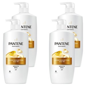 팬틴 극손상케어 샴푸 프루티 플로럴, 750ml, 4개