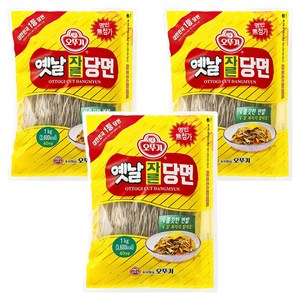 오뚜기옛날 자른당면, 1kg, 3개