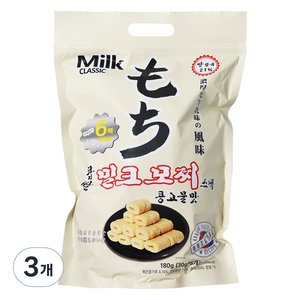 밀크클래식쌀과자 모찌스낵 콩고물맛, 180g, 3개