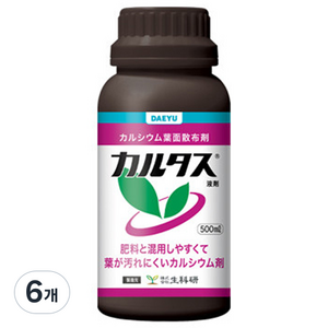 카르타스 킬레이트칼슘 전용비료, 500ml, 6개