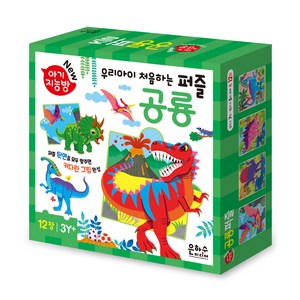 아기지능방 우리아이 처음하는 퍼즐: 공룡, 1개, 12피스, 상품상세 설명 참조