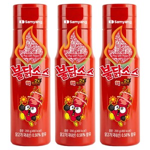 삼양 핵불닭소스, 3개, 200g