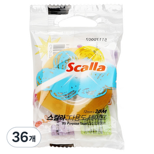 스칼라 골드테이프 12mm x 30m 리필 G1230R, 36개
