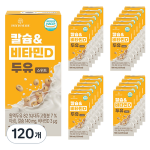 파이토메이드 칼슘 비타민D 두유 스위트, 120개, 190ml