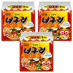너구리 얼큰한 맛 120g, 15개