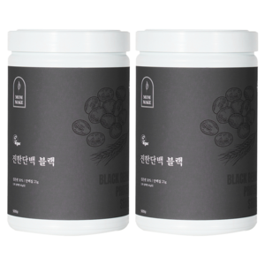 맘메이크 진한단백 블랙, 500g, 2개