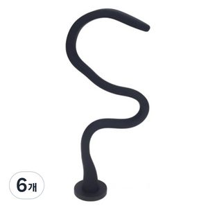 디블릭 세탁기 건조기 문닫힘 방지 도어클립, 블랙, 6개