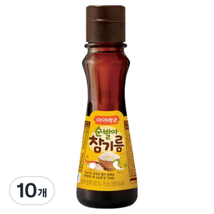 아이배냇 순 발아 참기름, 참깨, 75ml, 10개