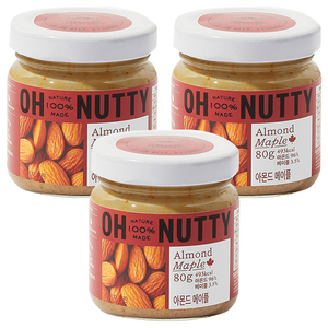 오넛티 아몬드 메이플, 80g, 3개