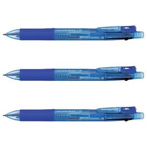 사라사 멀티펜 3+S SJ3 0.5mm, 블루, 3개