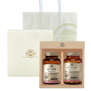 솔가 면역 항산화 셀레늄 100정 57.4g + 아연 50 100정 55g 세트, 1세트, 57.4g + 55g