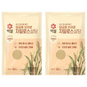 백설 담금용 브라운 자일로스 설탕, 5kg, 2개