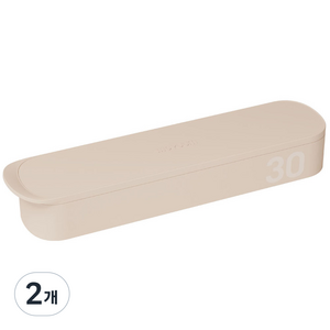모윰 이중밀폐 실리콘 이유식 큐브 6구, 30ml, 오트밀, 2개