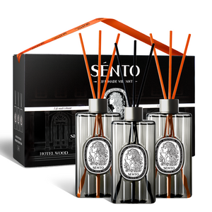 센토 인텐스 프리미엄 대용량 디퓨저, 호텔우드, 550ml, 3개