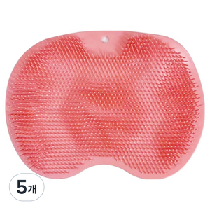 타미나요 깨끗한 풋브러쉬 매트 핑크, 500g, 5개, 1개입