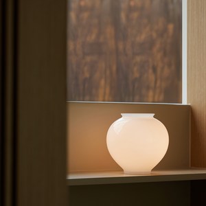 스피아노 ARVO 델루나 LED 달항아리 포터블 램프, 화이트