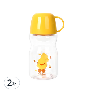 마이스타일 주주 물병, 옐로, 350ml, 2개