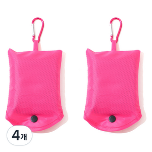 알로데 파우치 휴대용 스포츠 타월 30 x 90 cm, 03 로즈레드, 4개