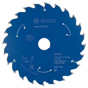 보쉬 Expert for 목재용 충전 원형톱날 1.3 mm 24T 2608644499, 1개