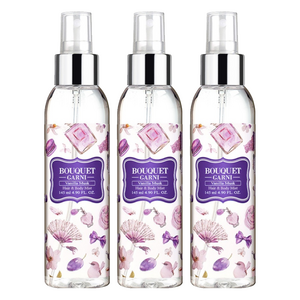 부케가르니 글로우 퍼퓸드 헤어앤바디미스트 바닐라머스크, 145ml, 3개