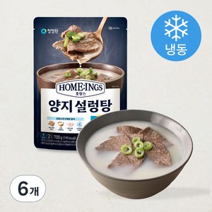 청정원 대상 호밍스 양지설렁탕 (냉동), 700g, 6개