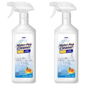 DASH 워터팝 물때 클리너, 750ml, 2개
