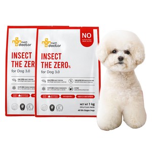 마이펫닥터 시그니처 인섹트더제로 피부알러지 강아지사료, 곤충, 1kg, 2개