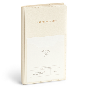 아이코닉 2027 더 플래너 S 위클리 다이어리 스케줄러, 05 MILK WHITE, 1개