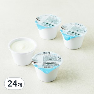 남양유업 불가리스 유당제로 요거트 플레인, 80g, 24개