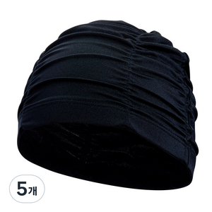 피닉스 아쿠아로빅 수영모자 PAC-01, 블랙, 5개