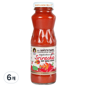 메프라넘 스리라차 엑스트라 핫 칠리 소스, 226g, 6개