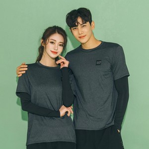 헤링본 스톤스 래쉬가드 상의 RC104, 혼합색상