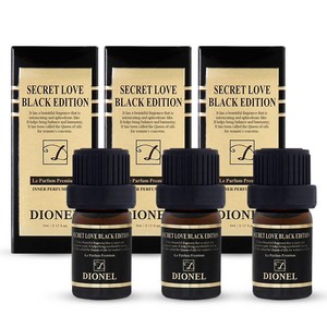 디오넬 시크릿러브 블랙에디션, 5ml, 3개