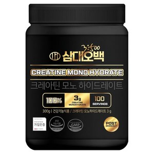 삼대오백 크레아틴 모노 하이드레이트, 300g, 1개