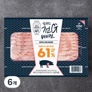 존쿡 델리미트 전G베이컨, 6개, 200g