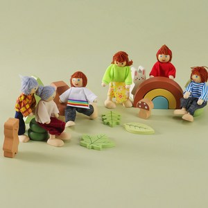 캐스B플레이-관절인형가족6종, 6종, 1세트