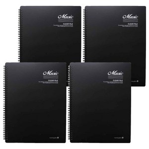 모닝글로리 음악파일 40p, 블랙, 4개