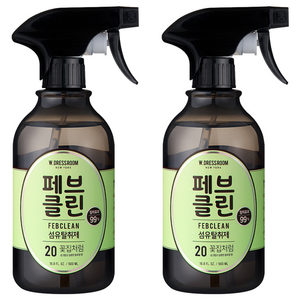 페브클린 더블유드레스룸 20번 플라워샵 섬유탈취제 본품, 500ml, 2개