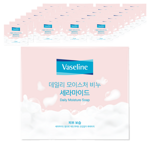 애경바세린 데일리 모이스춰 세라마이드 비누, 100g, 30개