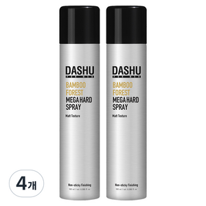 다슈 밤부 포레스트 메가 하드 스프레이, 180ml, 4개