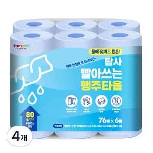 탐사 빨아쓰는 위생행주, 24개, 76개입