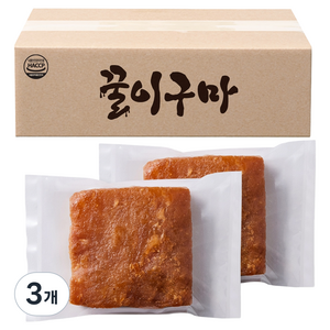 꿀이구마 수제 모약과, 1.2kg, 3개