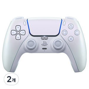 소니 PlayStation PS5 듀얼센스 무선 컨트롤러 크로마 펄, CFI-ZCT2G12, 2개